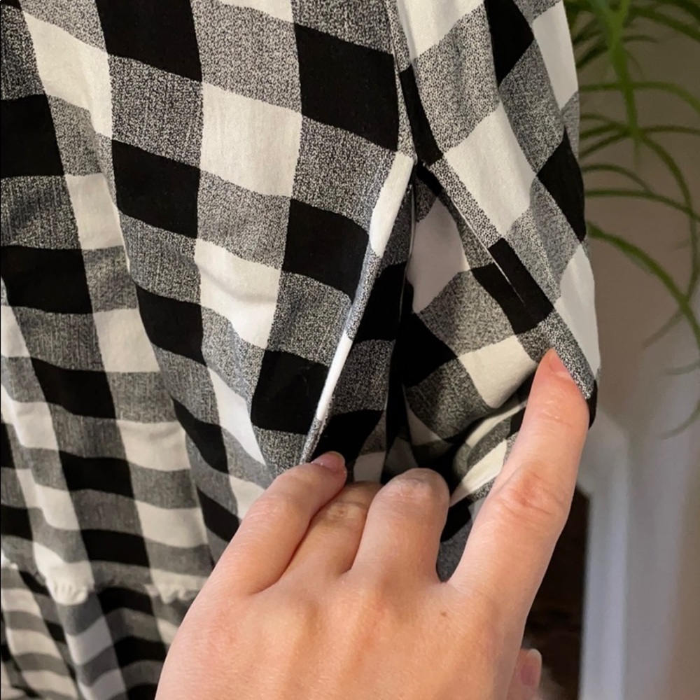 Checkered Trapeze Dress - Picture 7 of 9